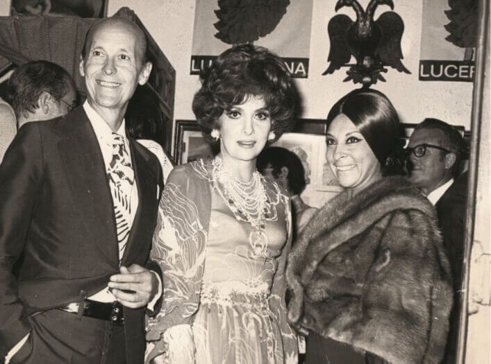 Manuel del Rey y Gina Lollobrigida