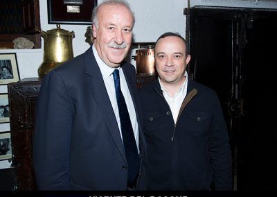 Vicente del Bosque en Corral de la Morería